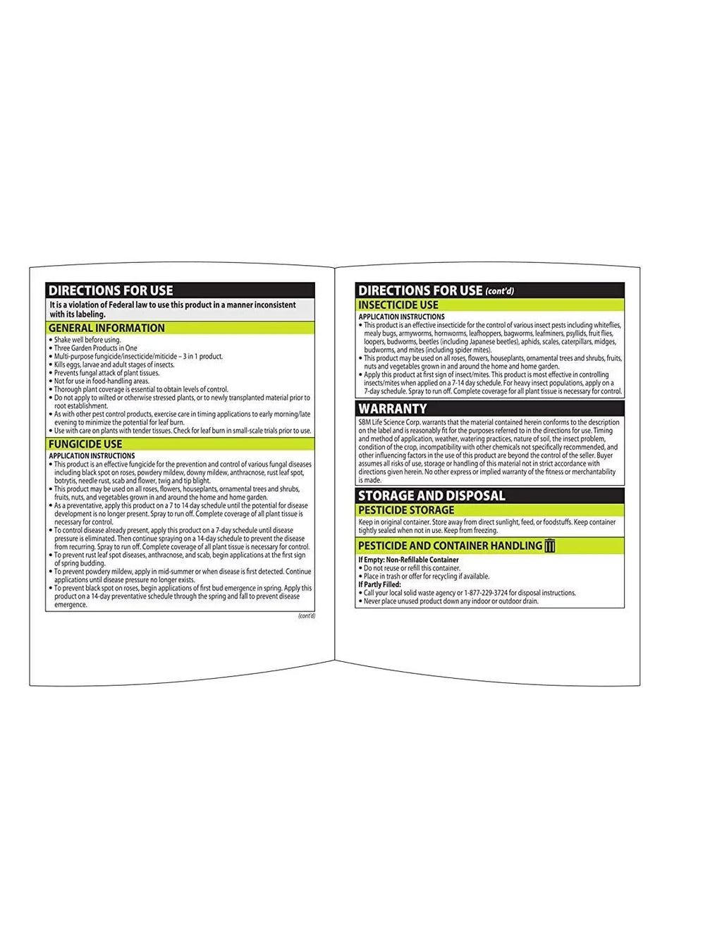 2 Oil Pack Ready-to-Use 24-Ounce, Disease of 706250A Control, and Neem Natria Pest