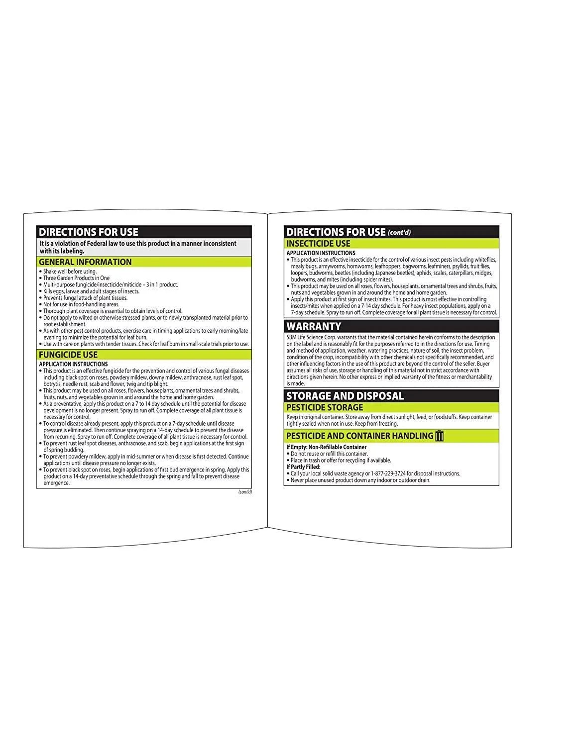 2 Oil Pack Ready-to-Use 24-Ounce, Disease of 706250A Control, and Neem Natria Pest