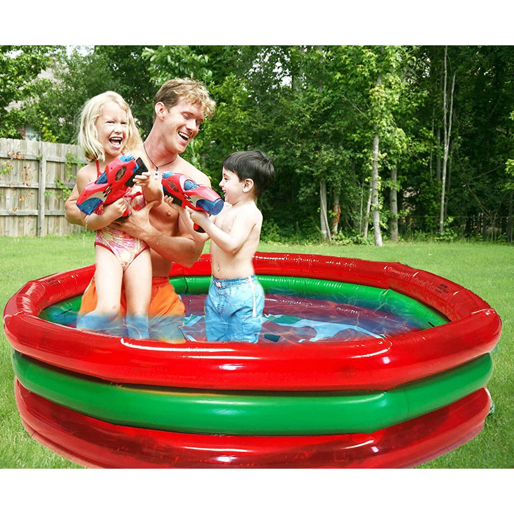 Hoovy Inflatable Kiddie Watermelon Gallon Ring Inch 3 53 Swimming 59 Pool Set