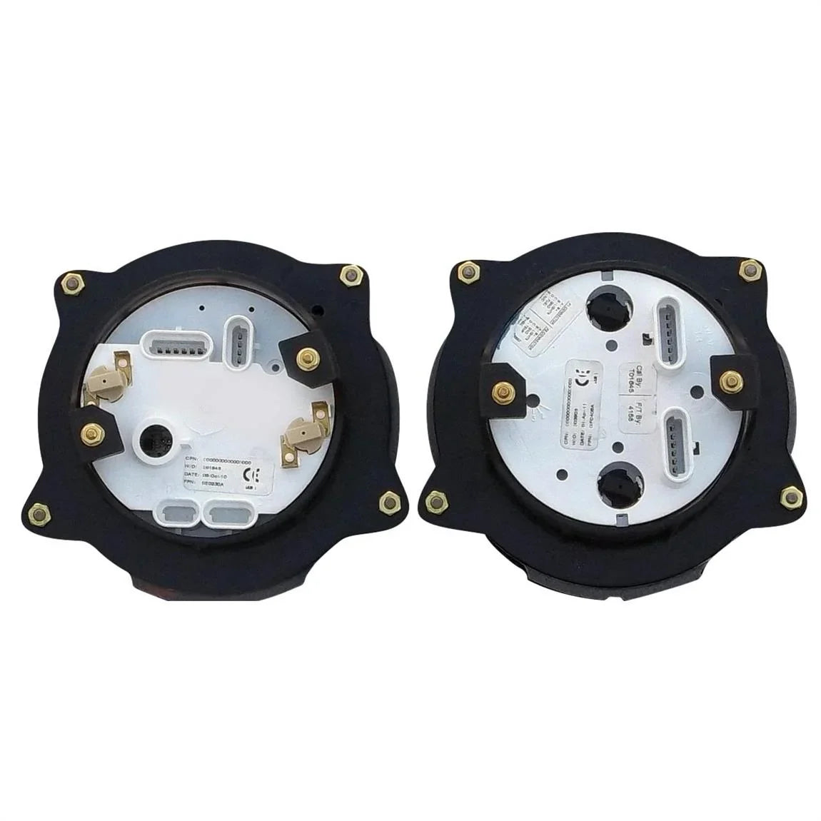 USA 47371-01 Kit New Woodward 2 Black Chevy 47-53 Vintage Gauge