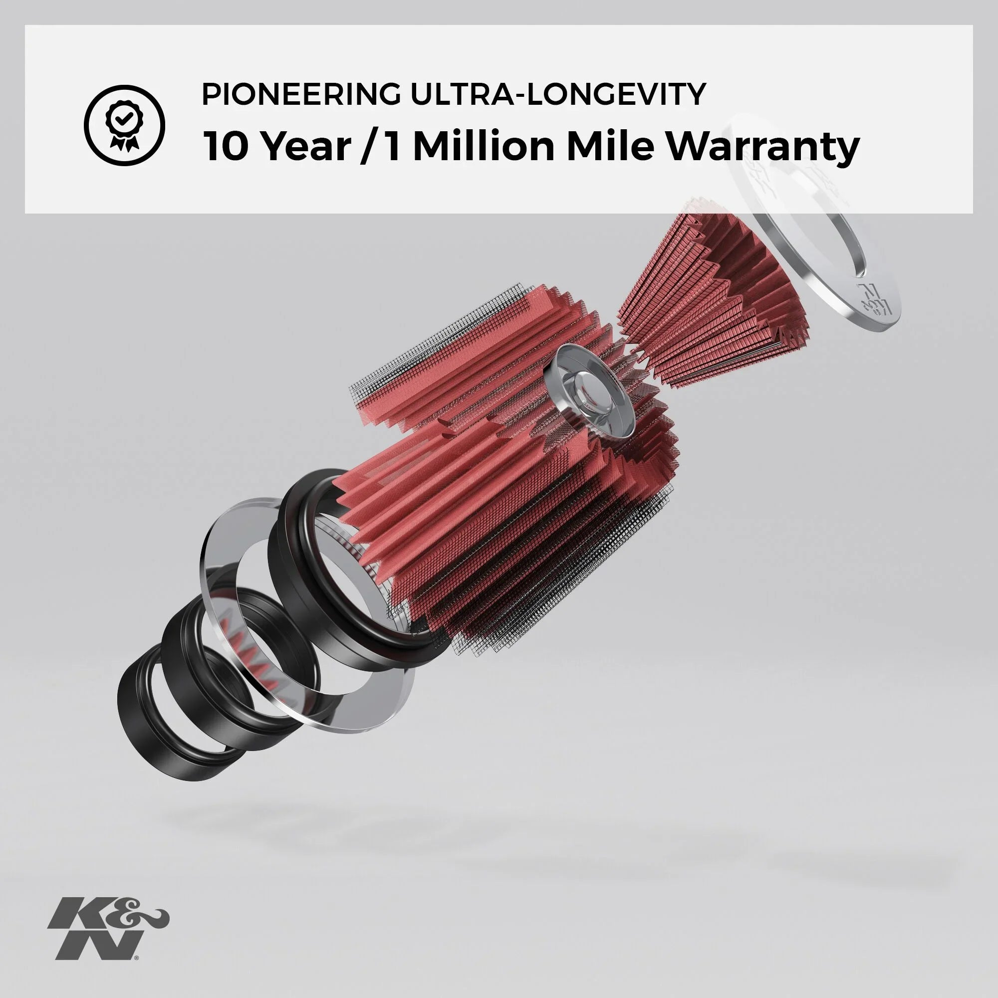 Length: Filter Premium, Diameter: In, Clamp-On In, Air 6.5 Shape: High Flange Universal 1.25 3.5 In, Filter: K&N Filter: Height: Flange Replacement Tapered, Performance, RU-4630 Round Washable,