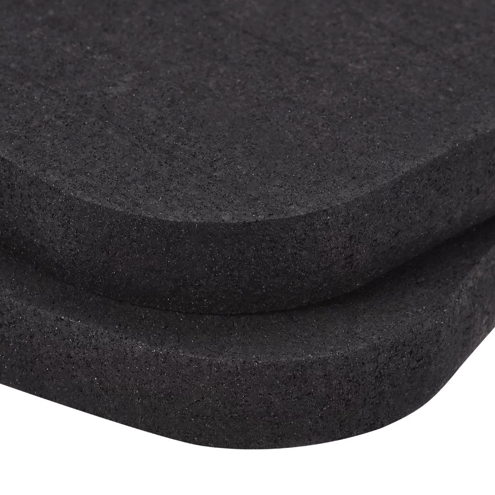 Pack Exercise Equipment for Uxcell Treadmill Mat Sound Mat-3.9"x3.9" Floor Black 6 Protection Reduction,