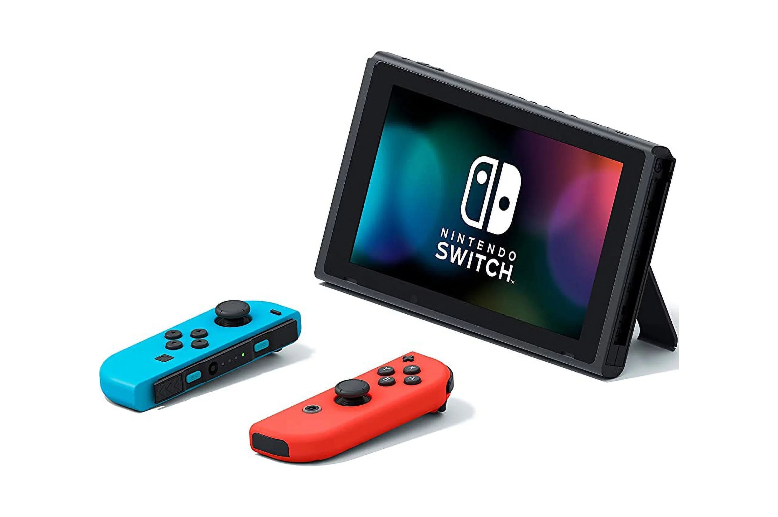 Breath and Switch of Mario Online 3 Wild Deluxe Kart the Console Legend Red 8 and Months Membership Joy-Con, Bundle: Neon Switch with Switch /The of Zelda: Blue 32GB