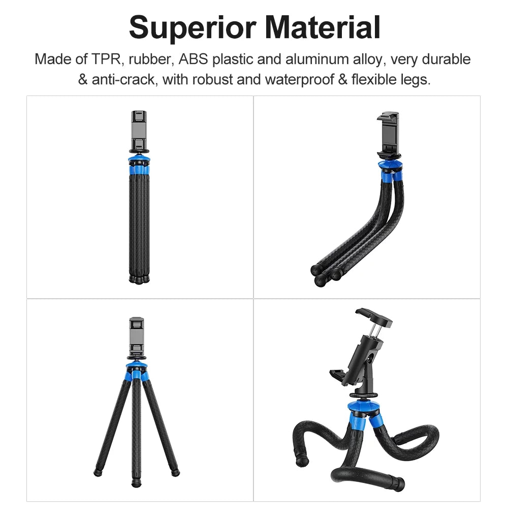 for Tripod DSLR 3kg Flexible Octopus Max Phone Camera, Portable Tripod, Load Travel Apexel