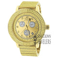 Diamond Watch Rodeo Dial Real Joe Steel Solid 54mm Canary Gold Mens Jojino Jojo Stainless Tone