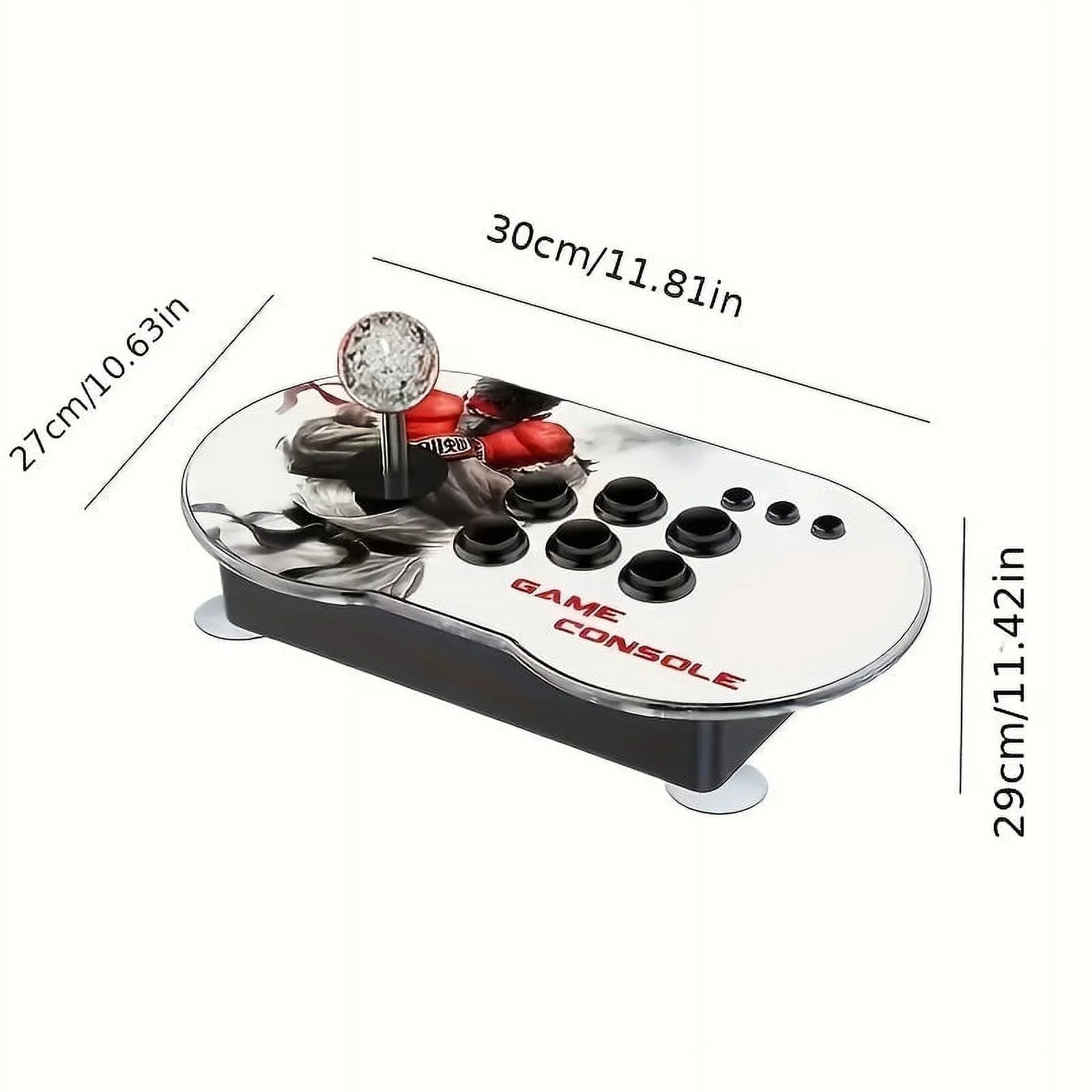Game On Stick, CPS/GB/GBC/SFC/GBA/MD/PS1/FC Console, 2-in-1 Home Rocker Game Monitor Video TV Home Game Console Classic Controller Support Game HD Wired Wired Double Box,