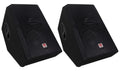 12" Stage Monitor 1000 Watt Rockville Passive Floor RSM12P 2-Way Speakers (2)