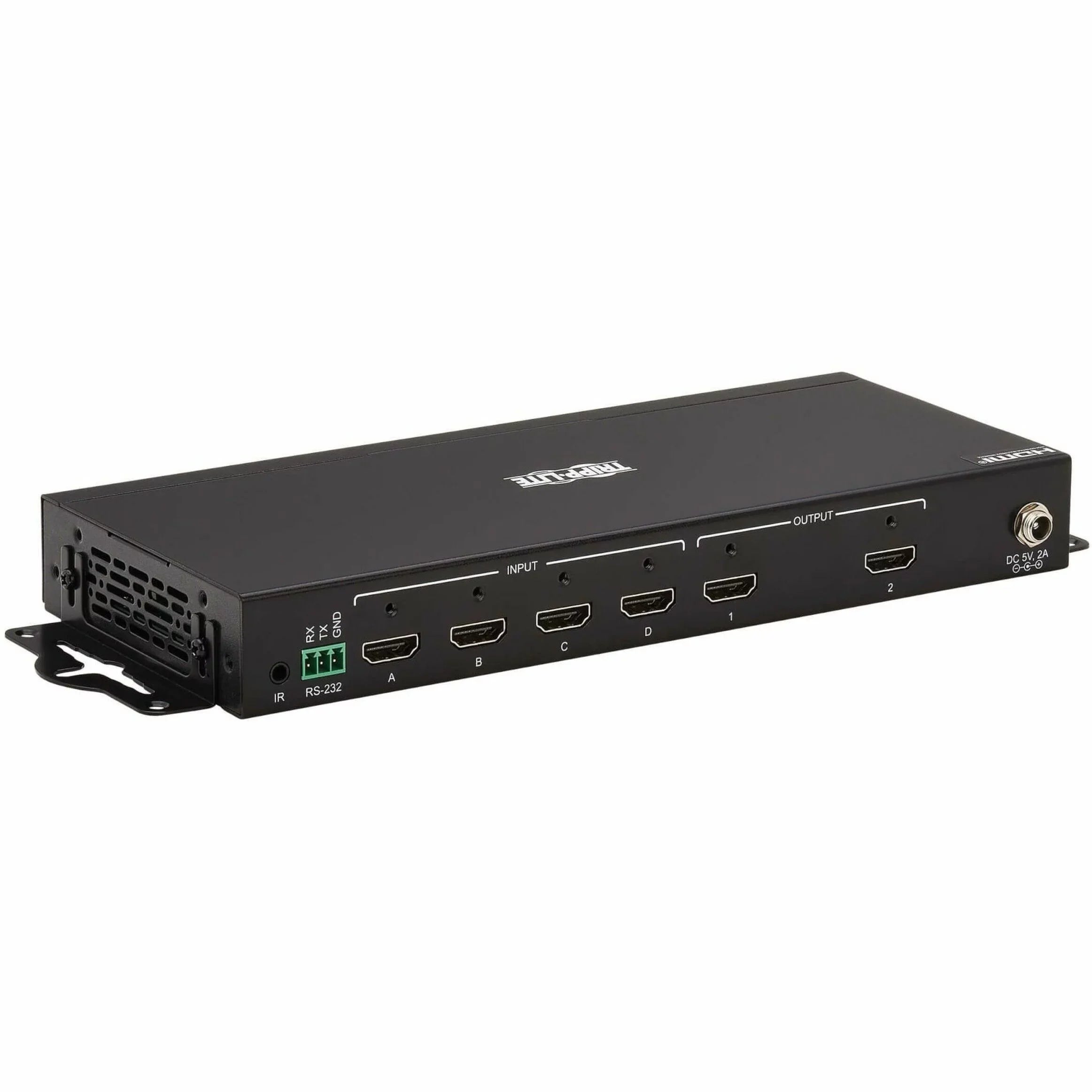 60 4x2 - 4K x HDR, with Signage, HDMI TAA 1080p2 4:4:4, Multi-Resolution Lite 4K Blu-ray Support, and Hz, Computer, Remote - Display, - x Control 2160 Digital Matrix 2 - Switch/Splitter Tripp ... 3840