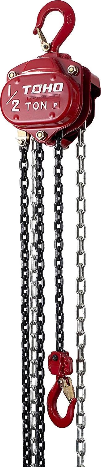 Chain) Hoist Chain Ton, with HSZ-622A Protection TOHO OP (0.5 Ft. Overload Block 20