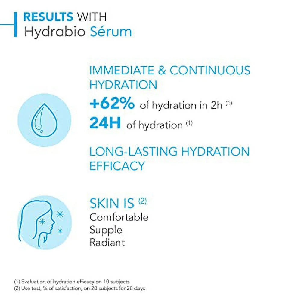 Facial Hydrating Serum Moisturising 1.3oz Dehydrated Serum Bioderma Serum Skin Sensitive Hydrabio for