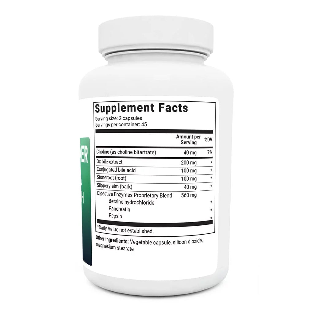 Berg Capsules Gallbladder Strength, Formula Dr. 90 Extra