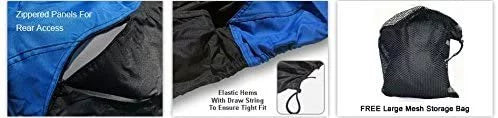 900 Weatherproof Protect Storage Fit All Color - - 1995-1998 Cover Kawasaki & for Ski - Weather ZXI Bag Rain Contour Includes Trailerable Custom Straps from Trailer & - Blue/Black Sun! Jet