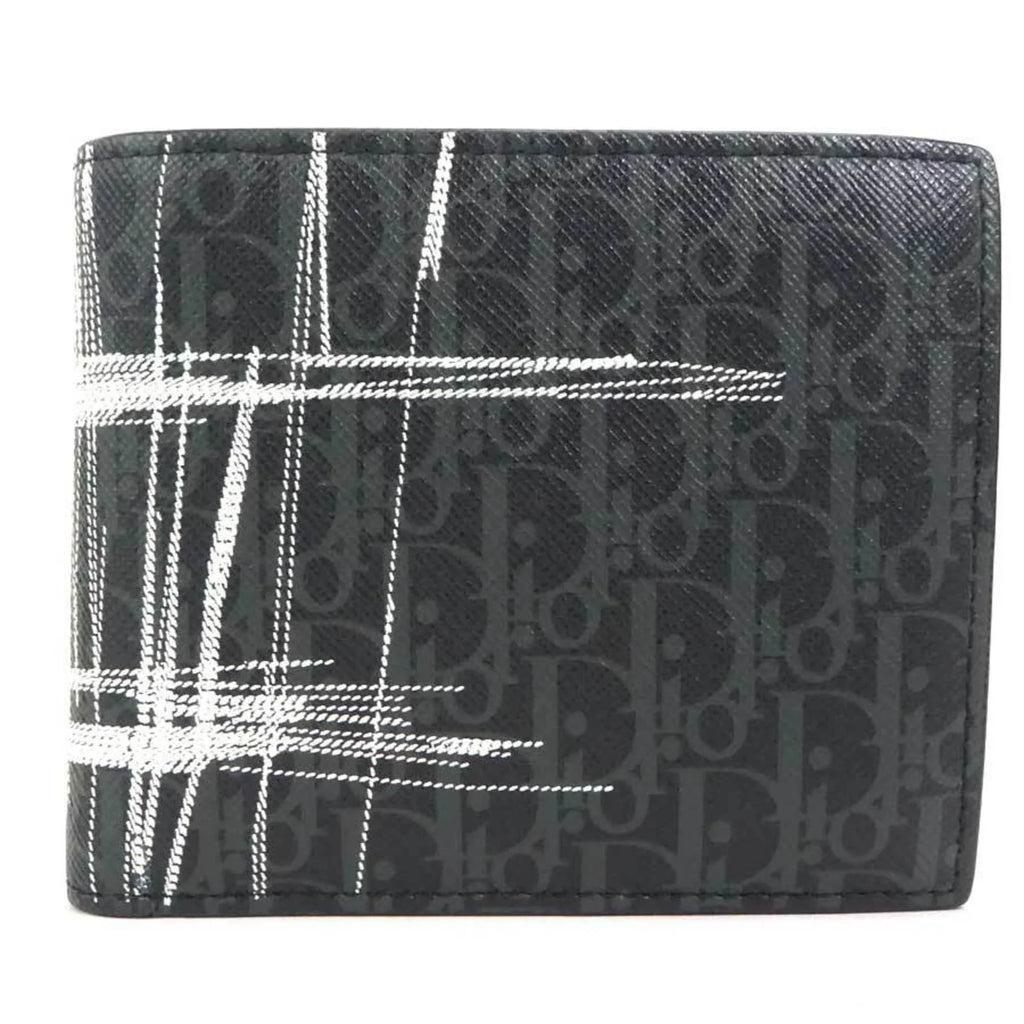 folio Pre-Owned wallet Homme leather Dior DIOR men black (Good) HOMME series