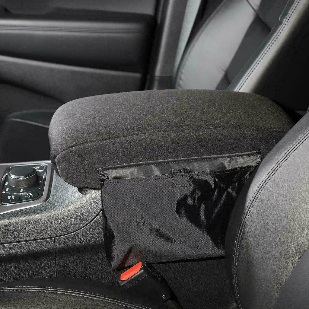 Armrest Cover Teledu Protector Cover Black Pad + Console