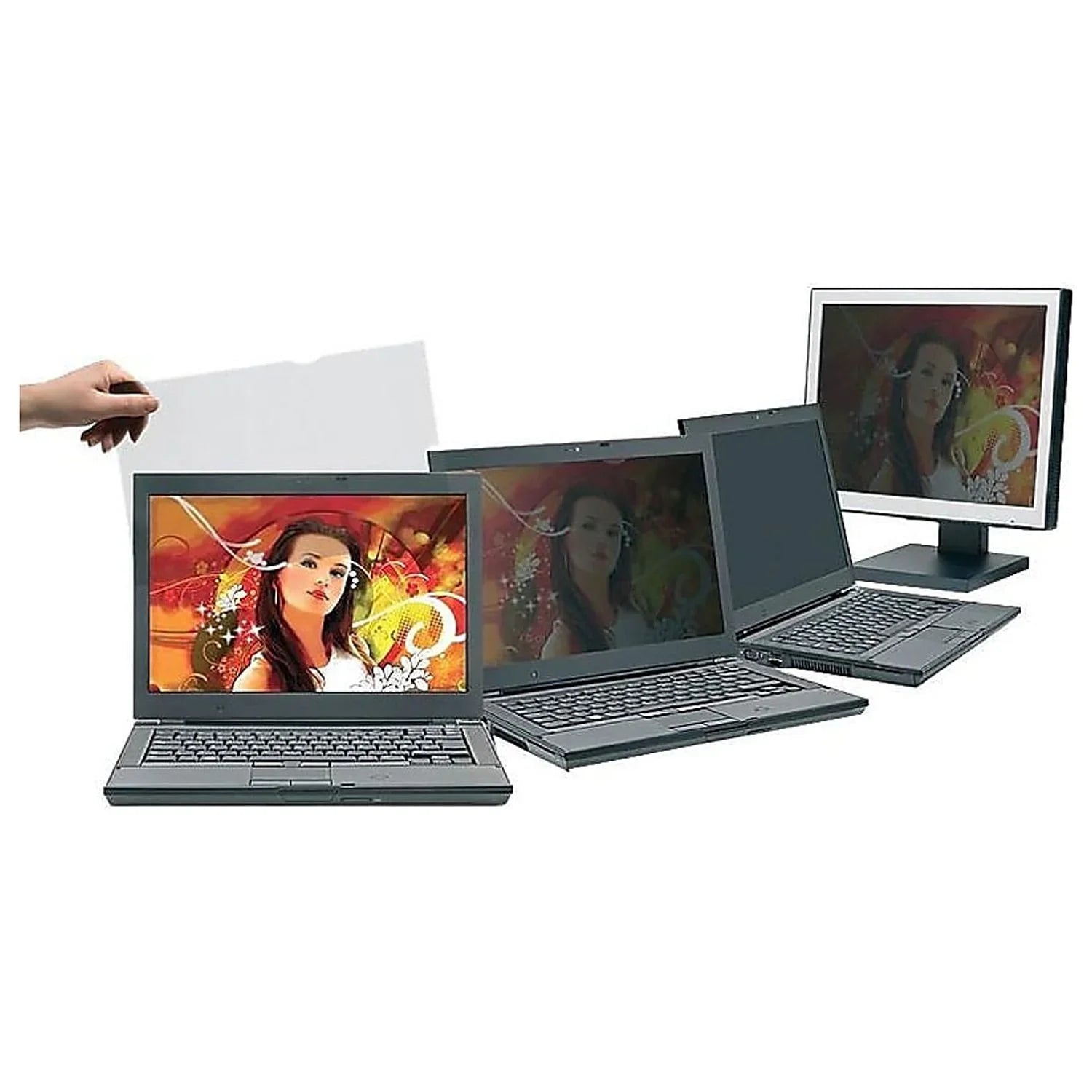 Widescreen Filters Privacy V7 Desktop Frameless Monitors 22.0" for