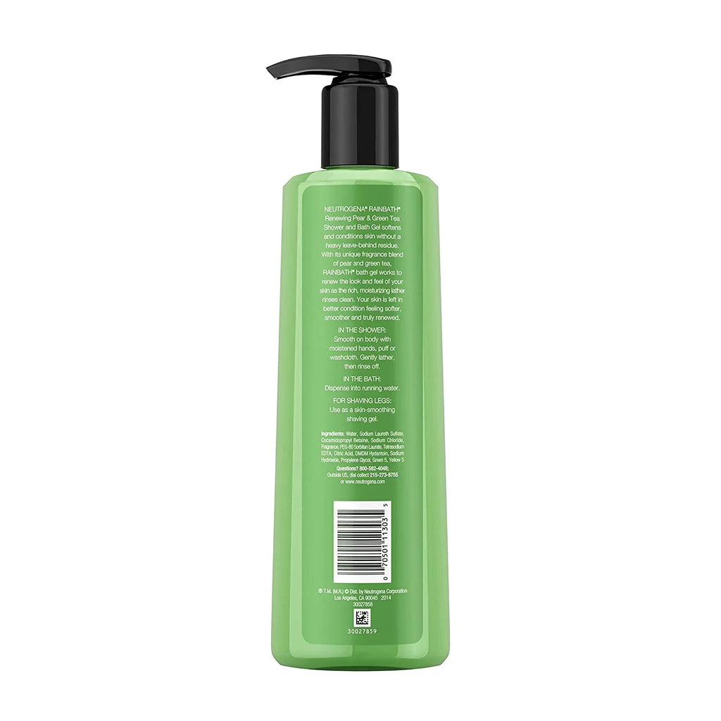 Bath Shower Pack Green and Gel Rainbath and Pear Ounce 16 5 Neutrogena Tea