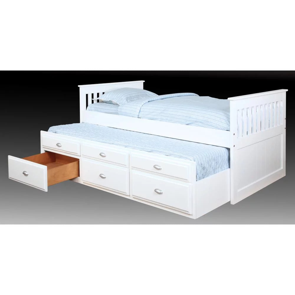 Bed- Logans White Captain'S Bernards