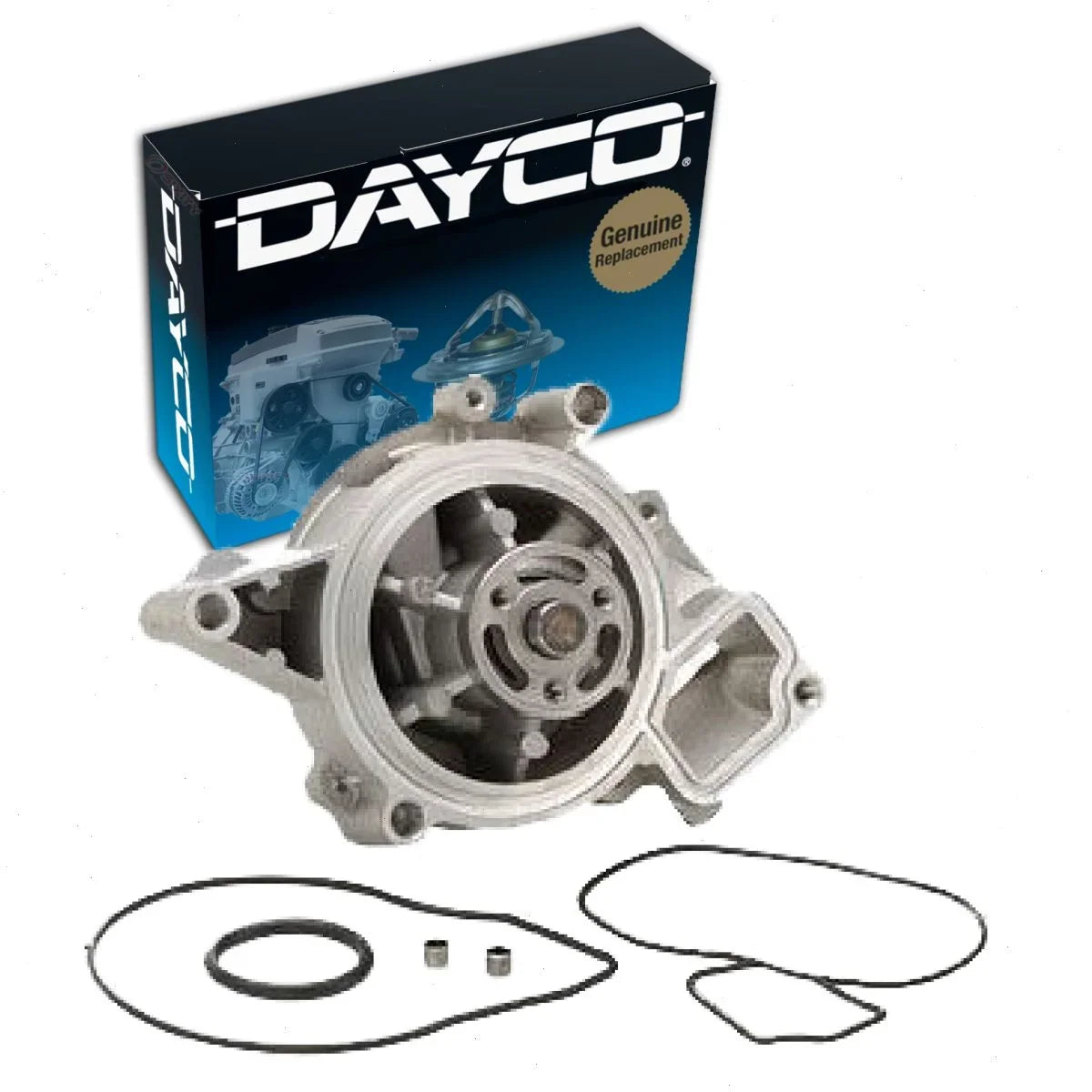 2010-2017 L4 Water Pump Dayco with compatible 2.4L Chevrolet Engine Equinox
