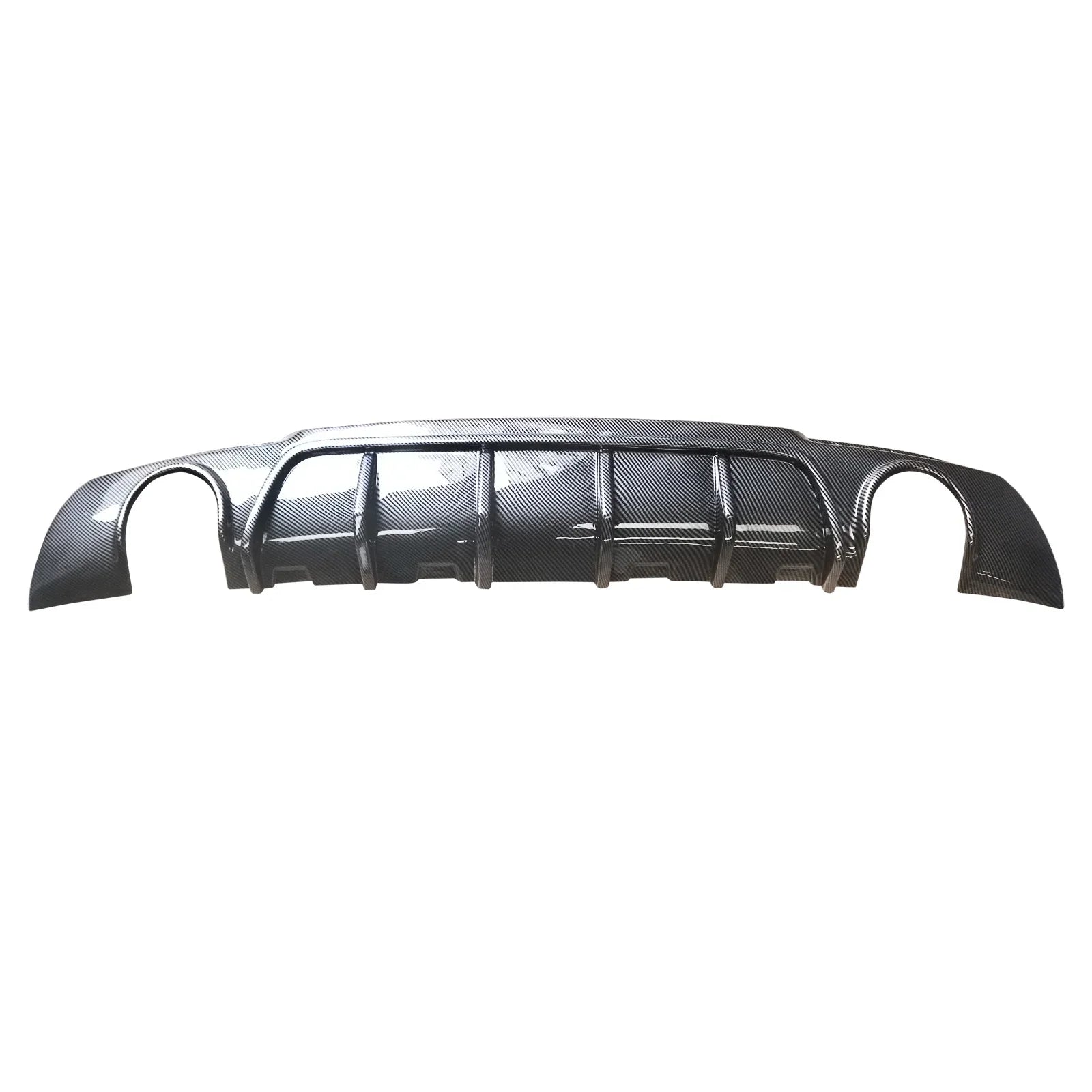 Exhaust Fiber 300 NINTE Chrysler Round Carbon for 2015-2023 Lip Style Diffuser SRT Rear