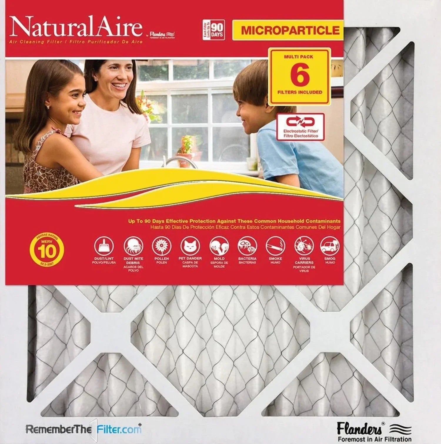 85256.011830 (6 18x30x1 pack) Microparticle 10 NaturalAire Filters MERV