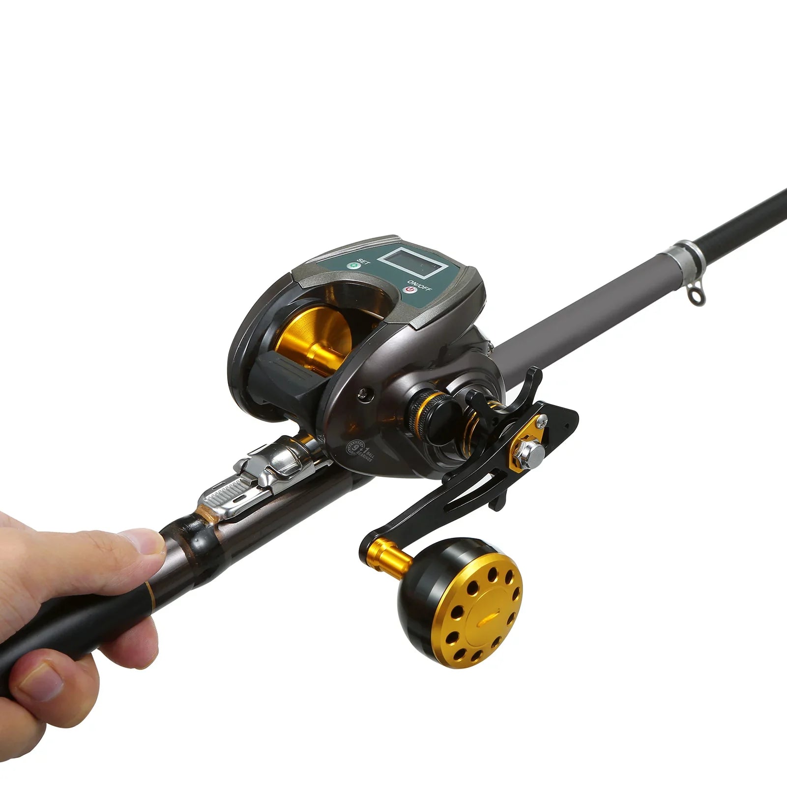 Eryue Brake Speed Usb Reel Reel 9+1bb 9+1bb Reel Fiber Carbon EXBERT 1 Reel,With Carbon Display Reel With Baitcasting 6.4 Speed Fiber Display Display Brake Reel Baitcaster 6.4 Ratio Speed With Reel 1
