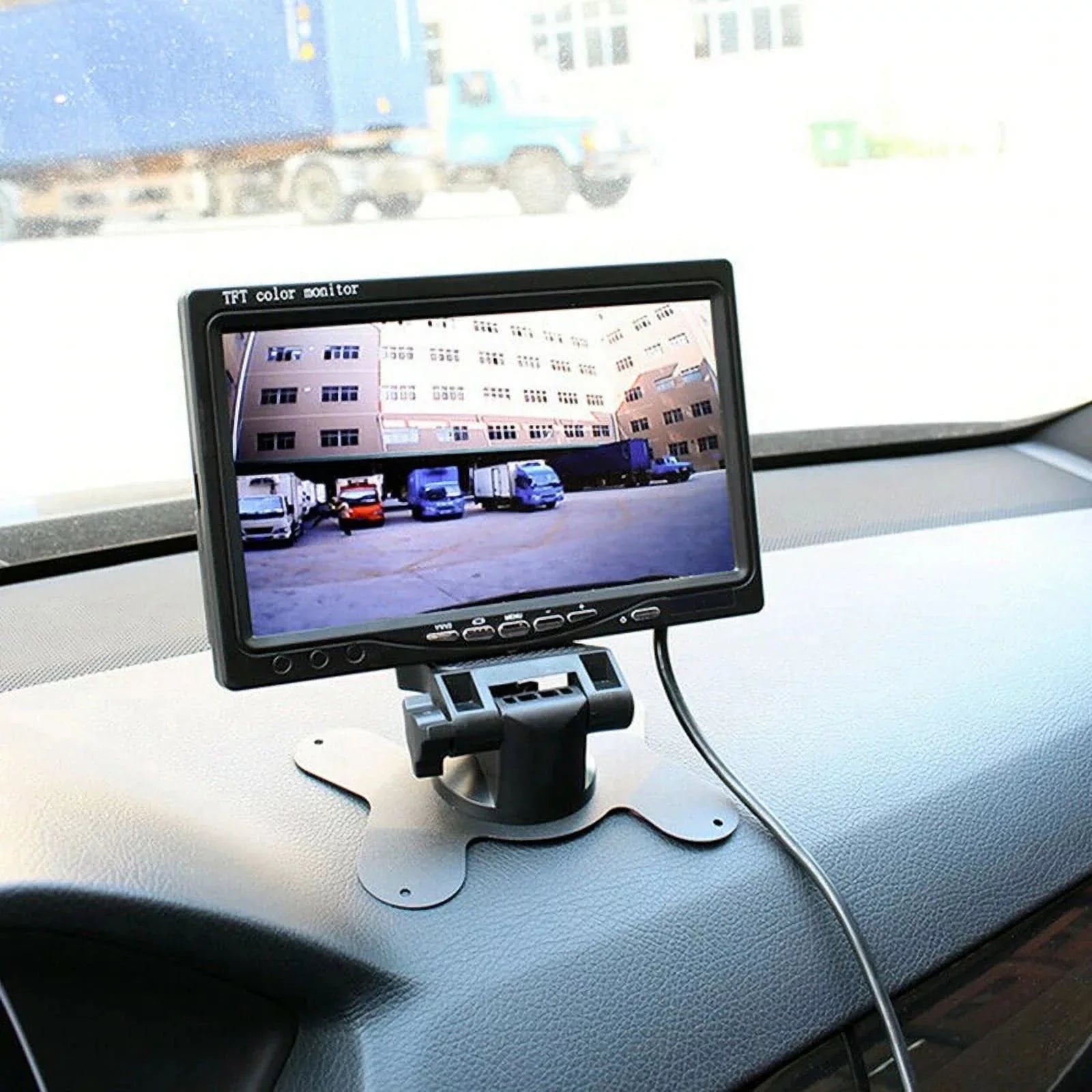 Van RV Car feet Truck for cable Car Monitor Bus parking system TFT camera IR with reverse Vision+32 7inch LCD 12V/24V Night 18 LED