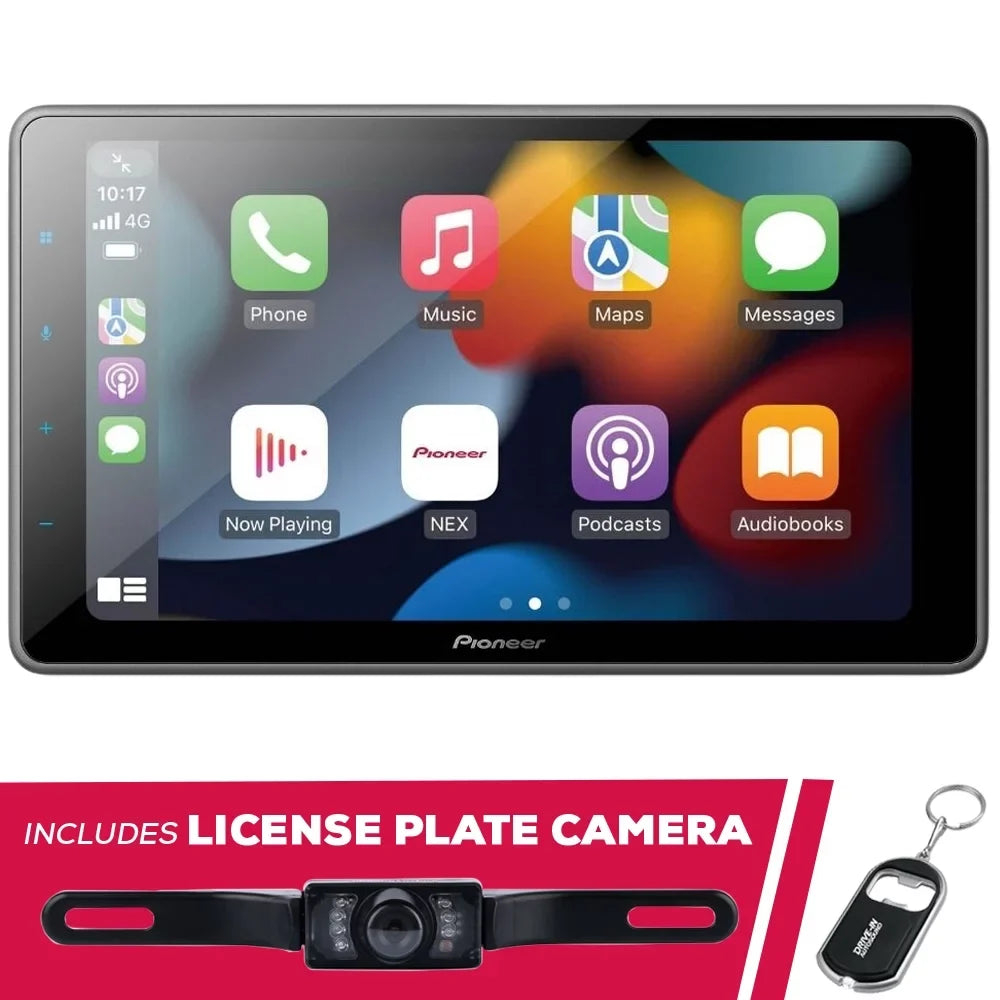 New Receiver License with Plate DMH-WT3800NEX Media Pioneer 9" Digital Camera