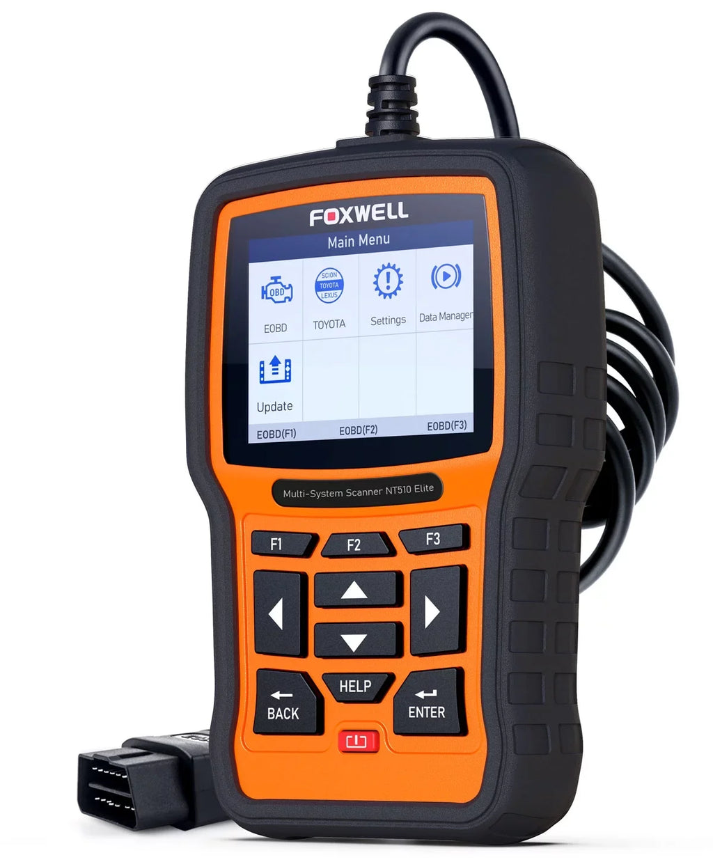 Registration Scanner SAS Scanner with Code NT510 EPB Tool Oil Reader Scan Elite Professional Bi-Directional for TPS OBD2 Car Foxwell Fits Reset Battery OBD2 All Tool Infiniti Nissan Diagnostic System