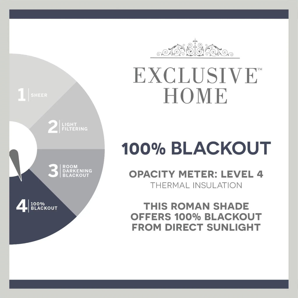 Ricardo Shade, Home Exclusive Blackout Total Roman 23"x64", Grey