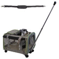 for Mesh Telescopic Soft-Sided Carrier with Removable Carrier Cats, Airline Pet with Cat Handle, and Wheels Cat Pet Safety for Wheel Approved Strap and Dog, Dogs Base, & Carrier