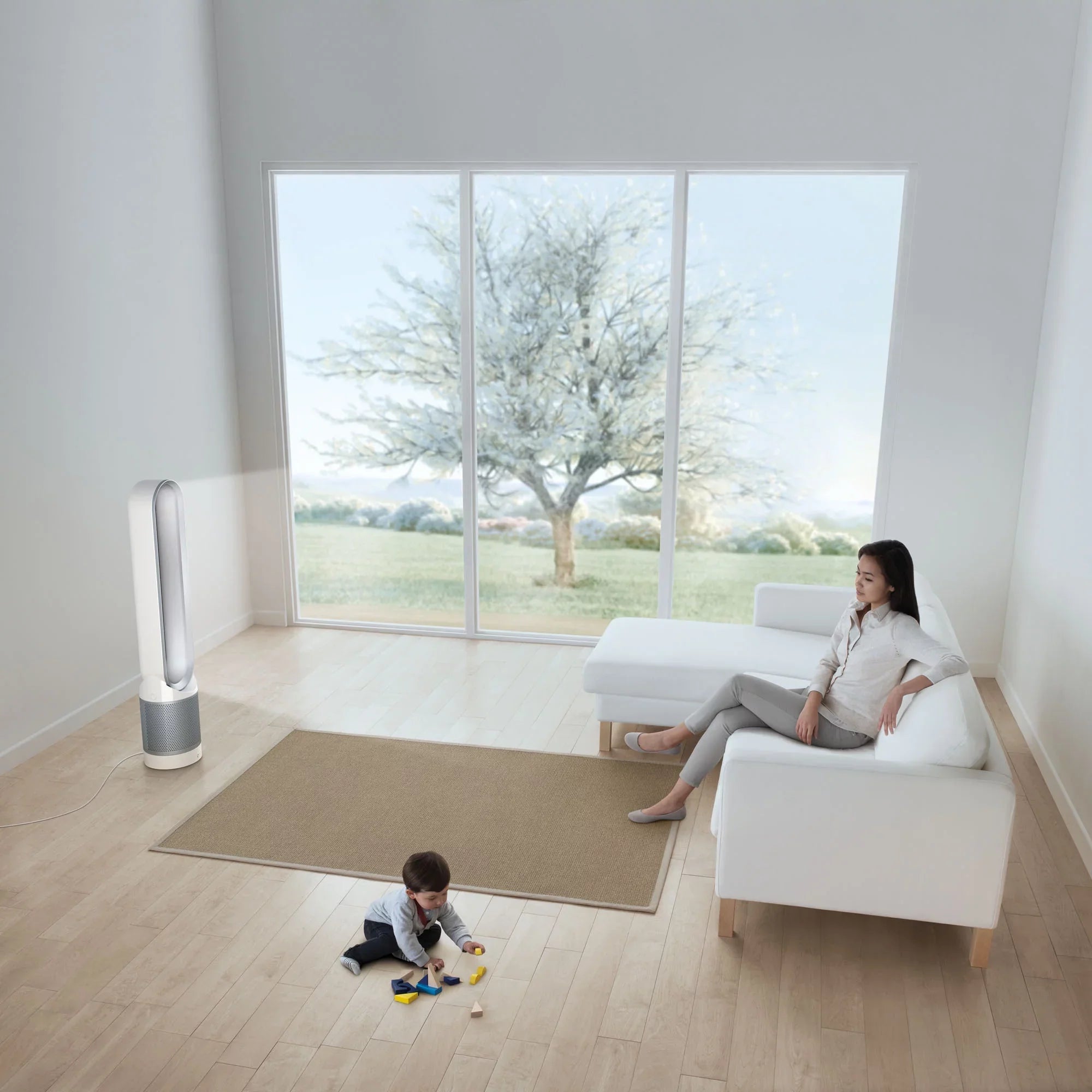 Link Dyson Purifier | | Cool Connected TP02 White/Silver Tower Fan Air WiFi Refurbished Pure