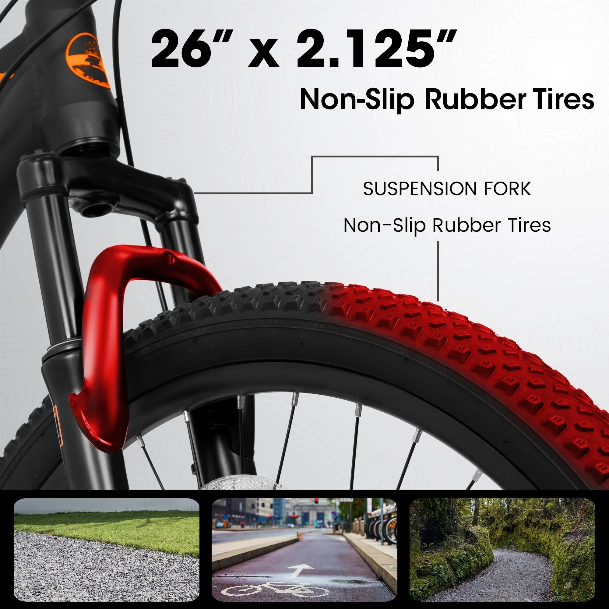 frame orange. inch bike absorbing aluminum 21-speed disc front adult mountain shock bike Ecarpat fork 26 brake, black