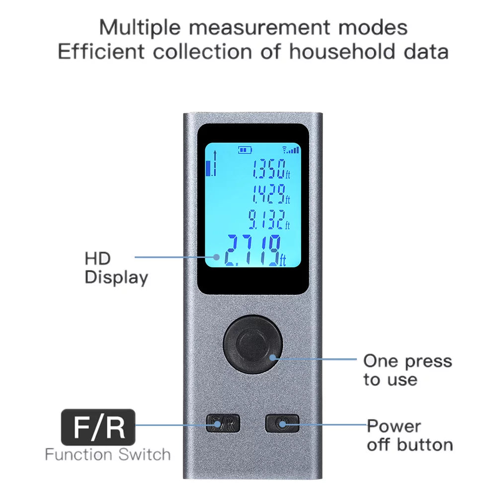 30M Digital Rechargeable Rangefinder Intelligent Intelligent Rangefinder Handheld Rangefinder USB Lepmerk