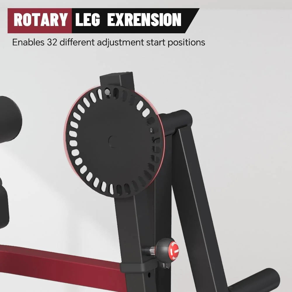 Leg Loaded Leg in Body Lower Gym Home Machine Machine, Extension Seated/Horizontal/Lying Specialty Leg Thigh Exercise Extension for and Curl and Bench Rotary Plate Leg Adjustable for Curl,