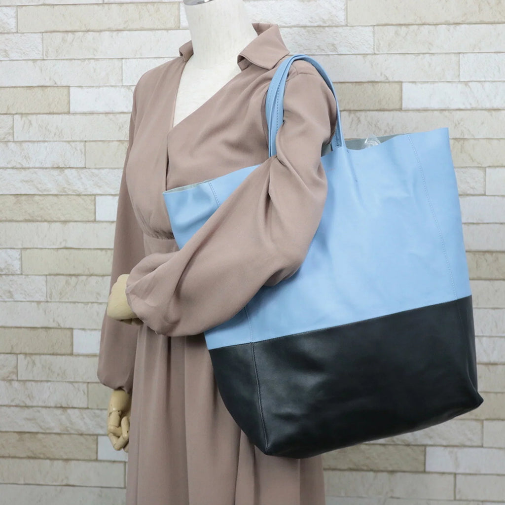 Cabas Celine Blue Unisex Pre-Owned (Good) Handbag