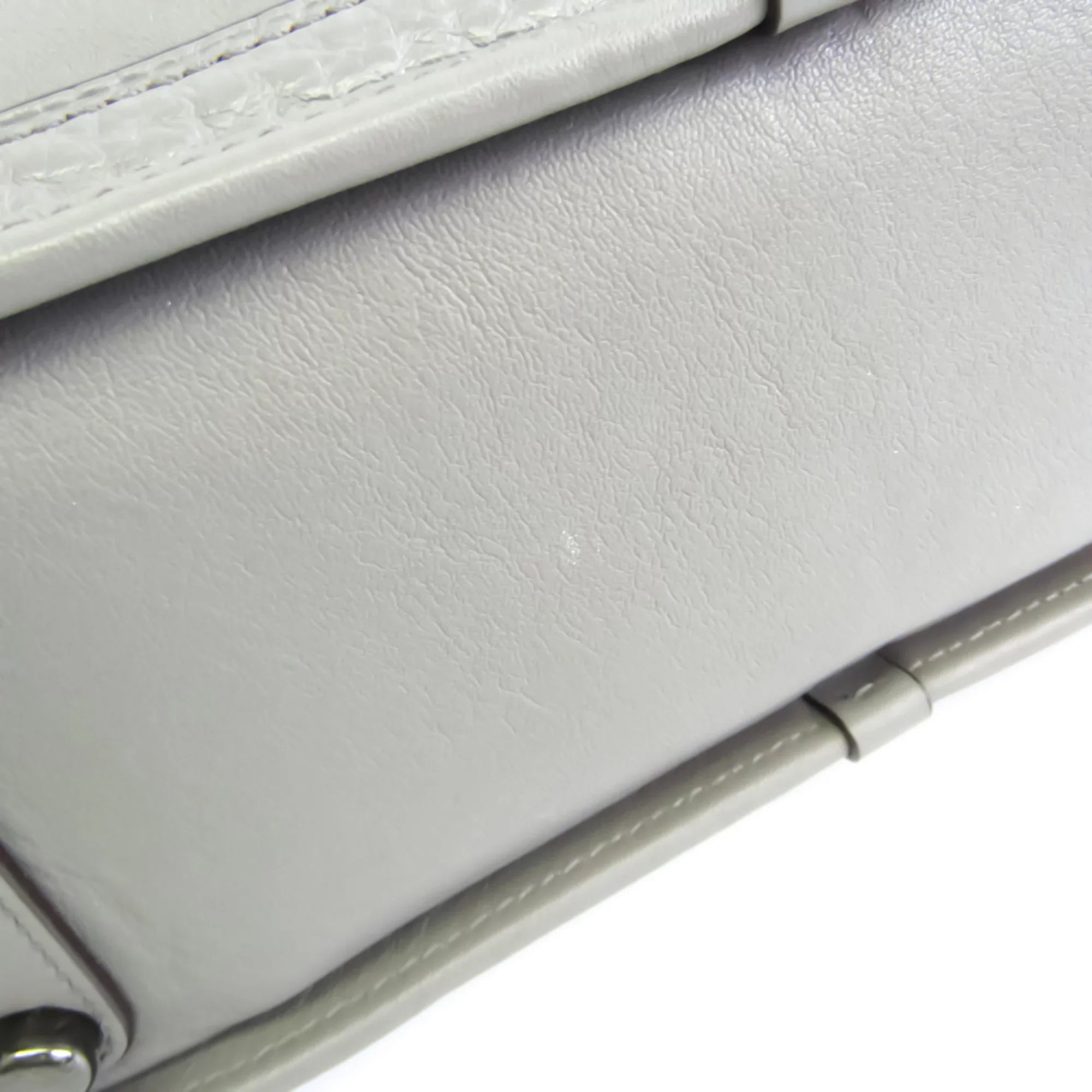 Shoulder (Good) Gray Coach Handbag Leather Bag Womens Pre-Owned