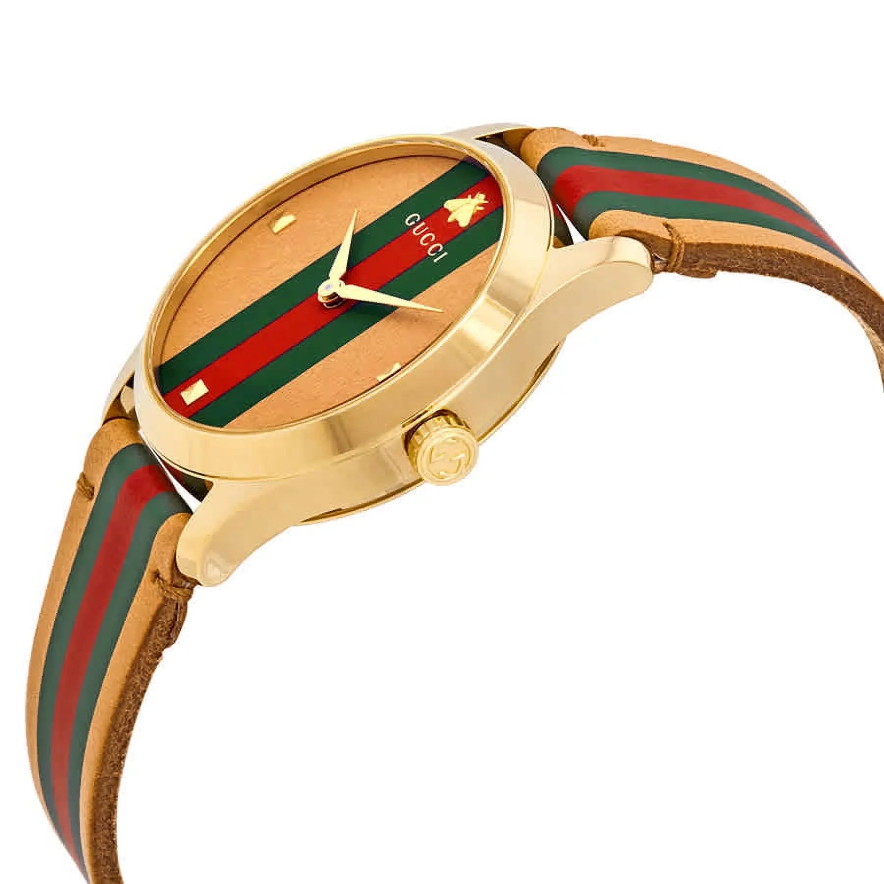 126 YA1264077 Leather Three-Toned Men's G-Timeless 38mm Watch Gucci