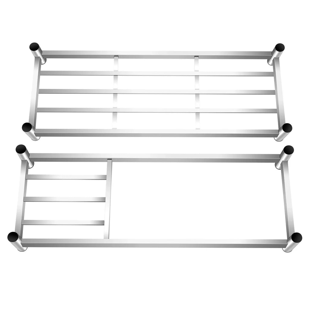 w/ Utility Table Steel Kitchen Table 2 Bowls Prep Sink Bowl Kitchen 2 Bowls Catering Stainless Bowl Catering Kitchen Home Commercial Drainboard Sink +Shelf Catering Prep Prep Sink 304 w/Faucet