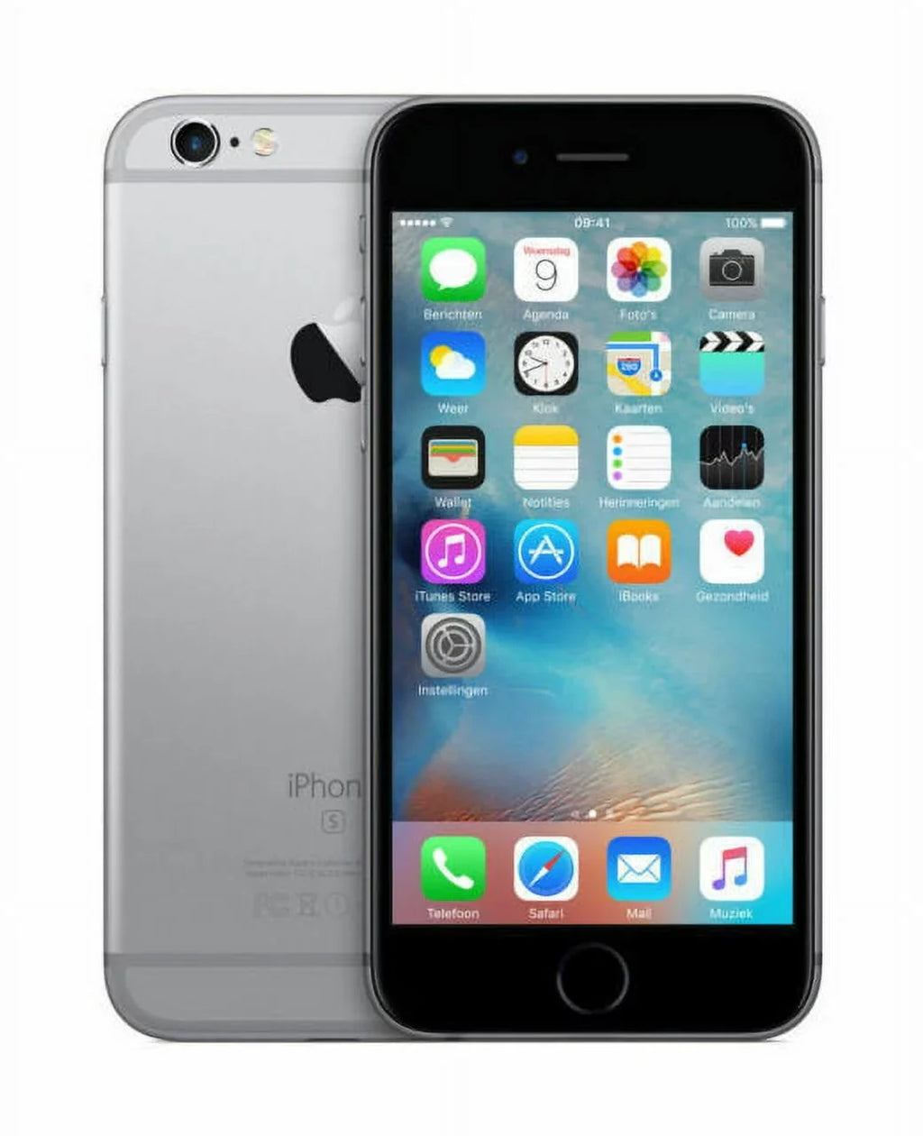 (Refurbished) (Fully A1633 Apple iPhone Space 64GB 6s Restored Unlocked) Gray