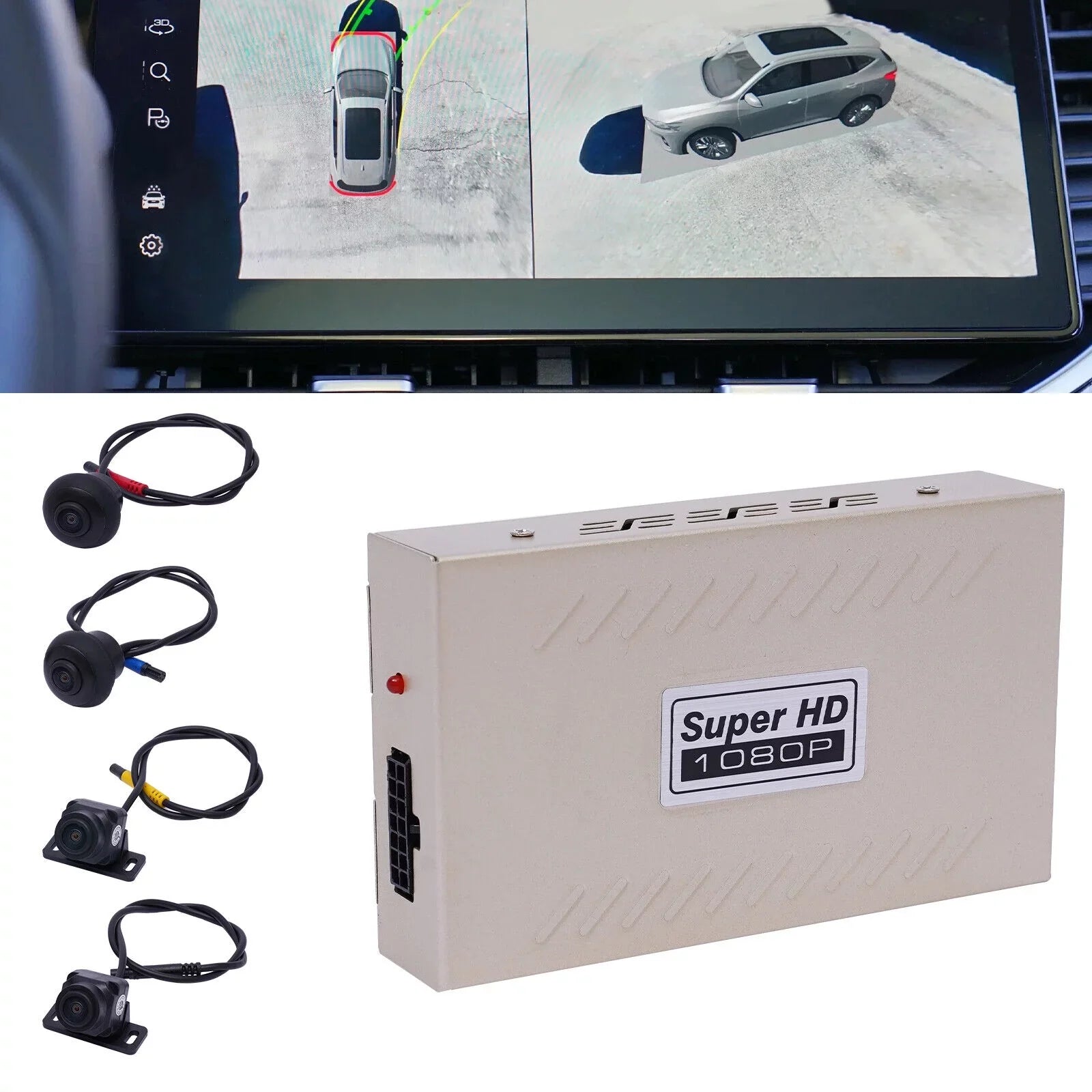 Rear Recorder Camera 360Â° Cam Car Sensor DVR Lens Dash CMOS Video Image MONIPA
