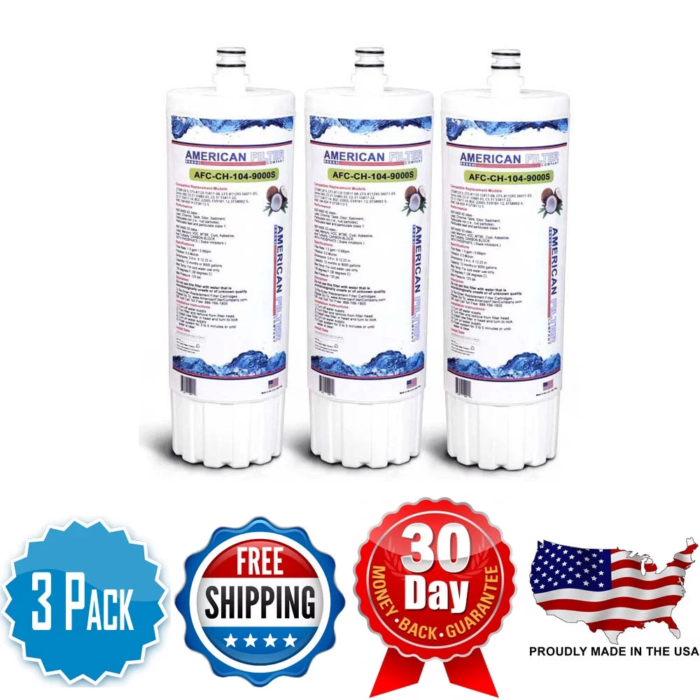 Compatible Water - 3M? U.S.A. Cuno? Filters SWC900-C AFC Model Made - 3 # , AFC-CH-104-9000S with Pack , in Brand ,