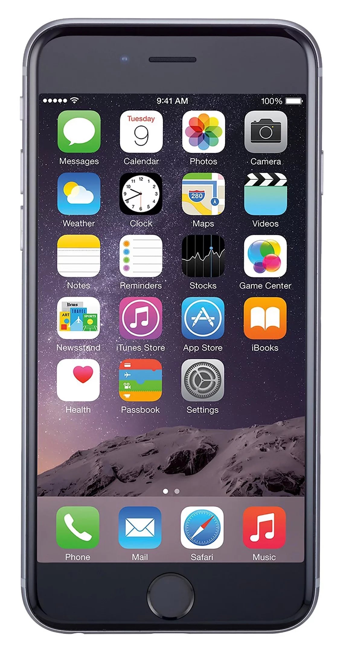 Apple (Refurbished) 6 Gray, 4G GSM iPhone Plus, 64GB Unlocked Restored LTE-