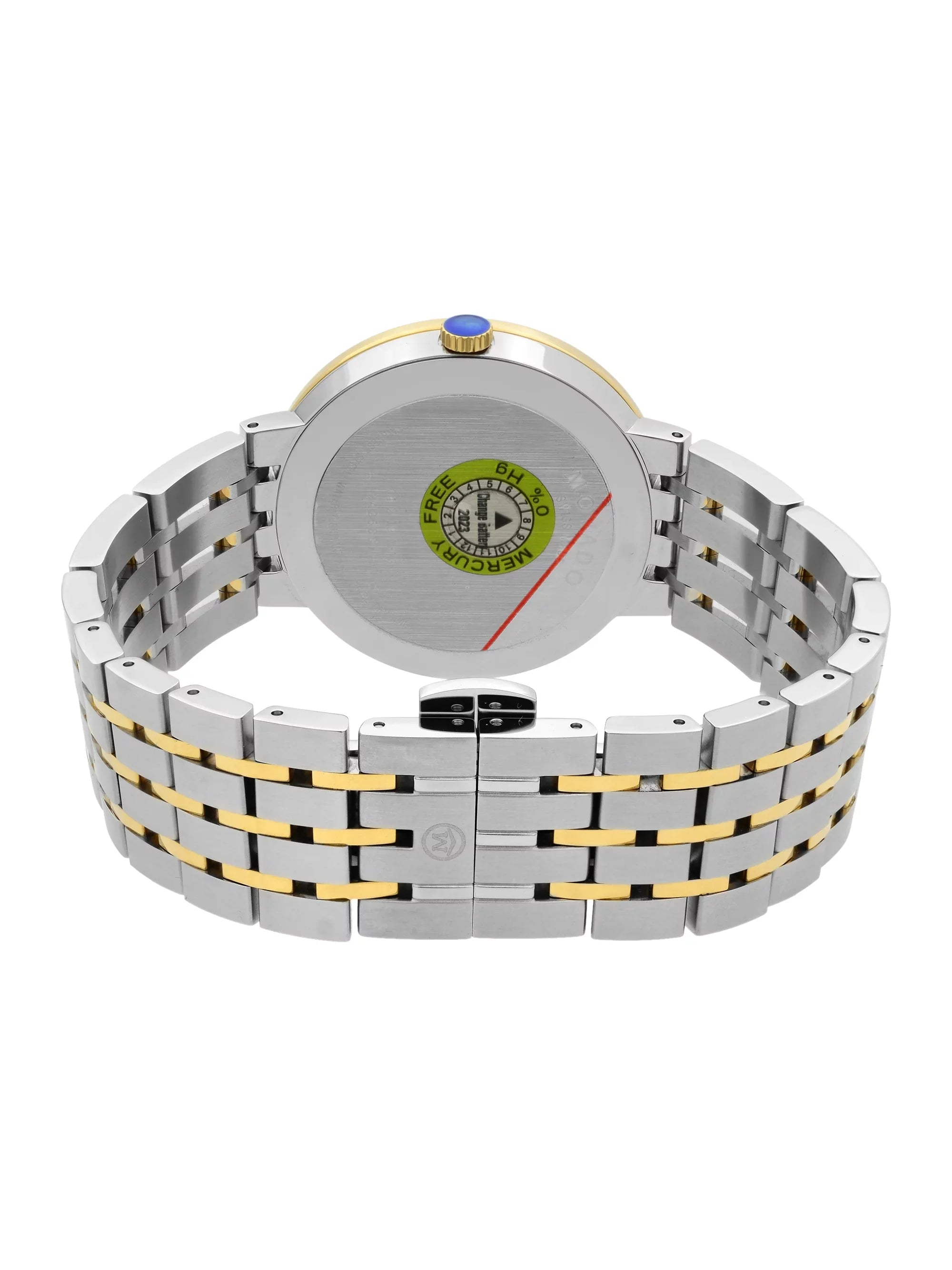 Two Quartz Ladies 607058 Stainless Steel Esperanza Movado Tone Watch