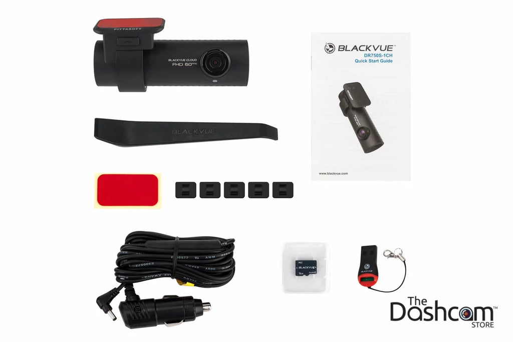 BlackVue DR750S-1CH Single-Lens GPS GB Card WiFi 1080p/60fps Memory Dashcam 16 w/