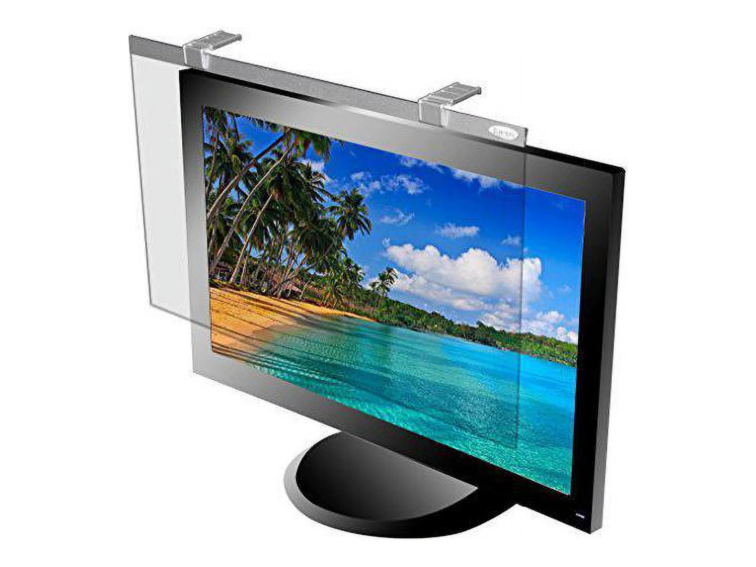 20" Protective Kantek Filter For Resistant Widescreen LCD Silver Monitor - Scratch