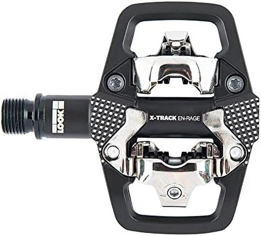 Body - Compatible Aluminum Ideal Surfaces Forged Pedal Large Cycle Pedals - Bike Mechanism MTB Trail Strong Riding For - Clipless And - X-Track - Contact Standard - Light Pedals, En-Rage SPD