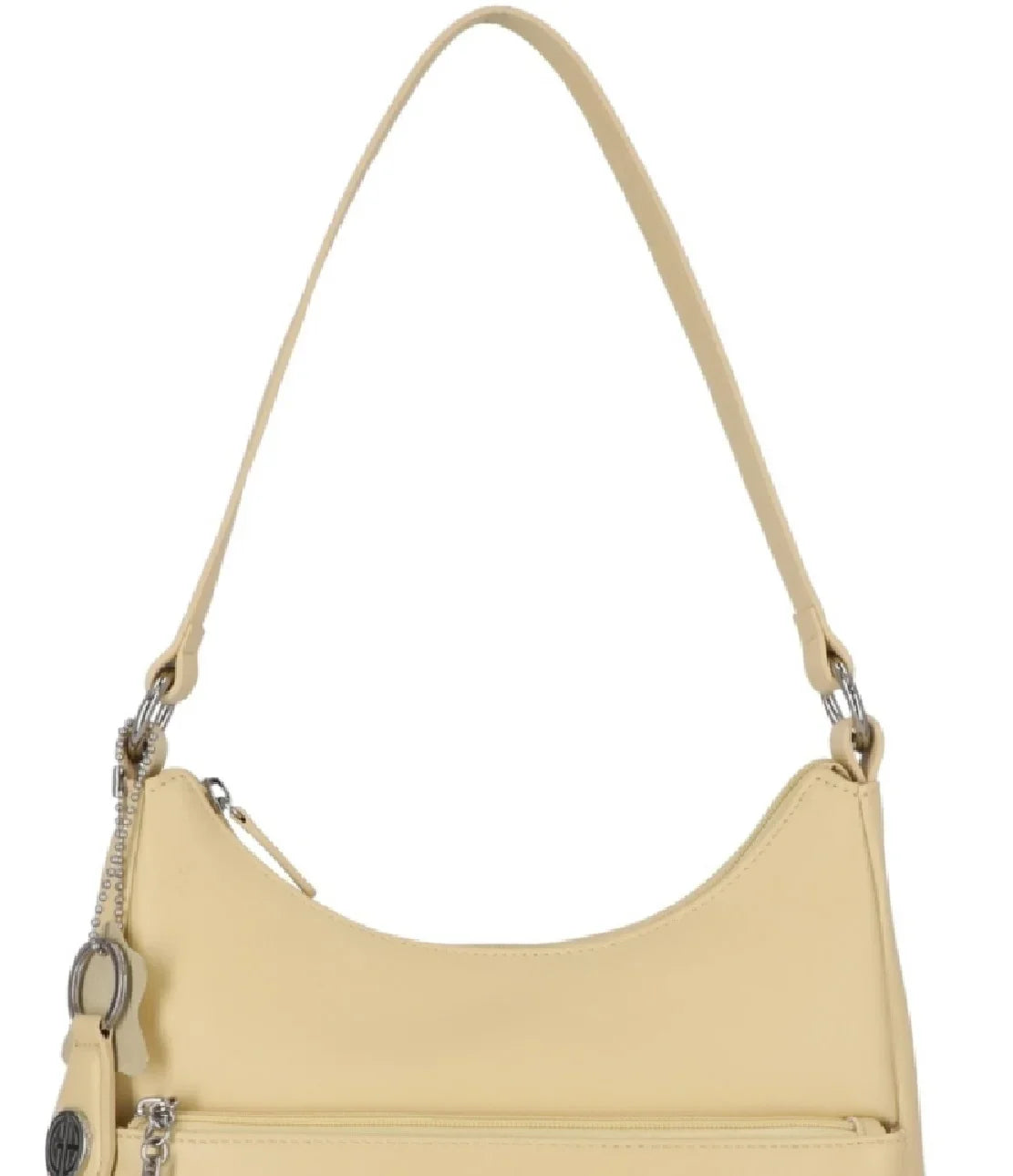 Bag Hobo Size Nappa Women's Bernini Giani Leather Regular Yellow