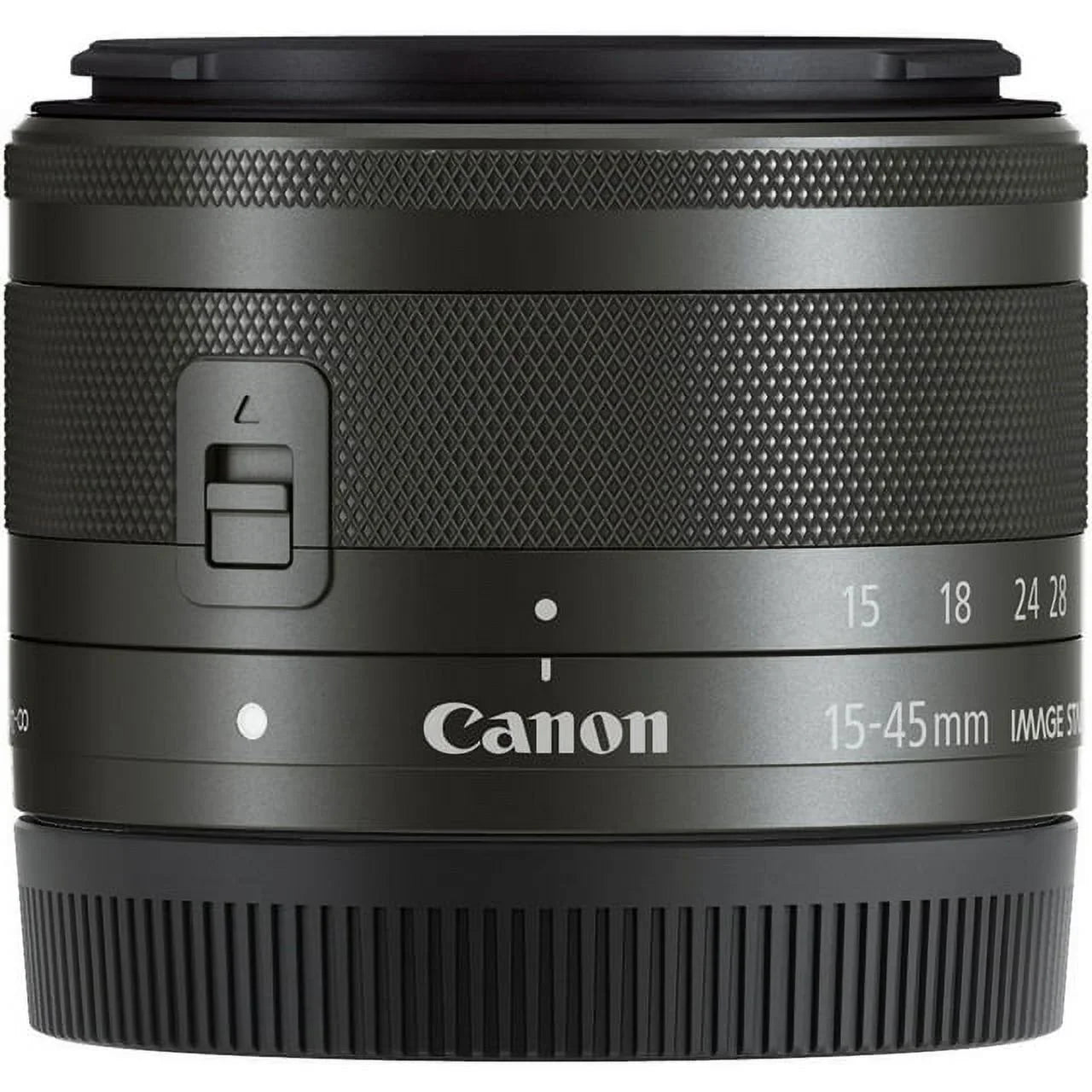 Bundle Basic STM 15-45mm PixiBytes IS f/3.5-6.3 - Canon Lens EF-M (Graphite)