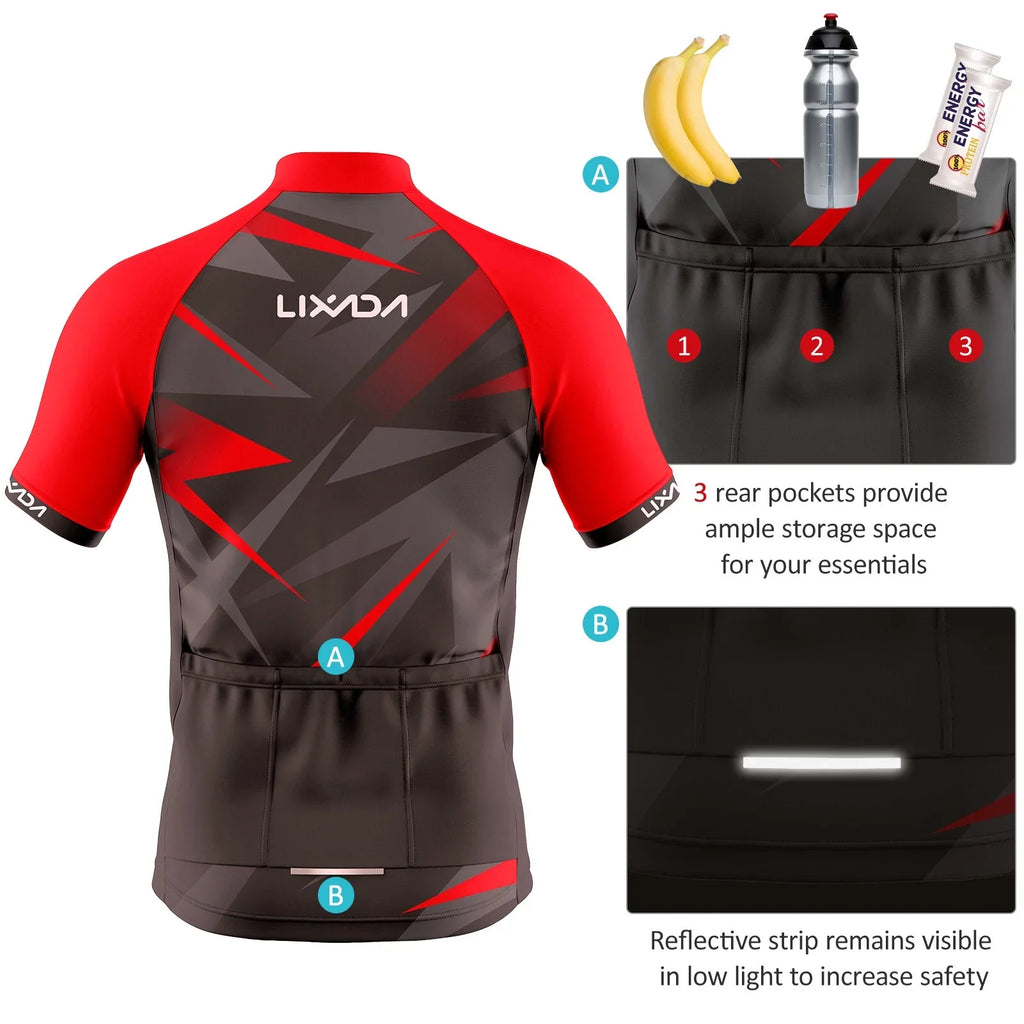 Set Mtb Suit Mtb Sleeve Cycling Shirt Men Sleeve And Men Breathable And Shirt Bike Lixada Eryue And Mewmewcat Padded Jersey,Breathable Bike Padded Padded