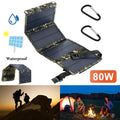 Charger Battery Solar Jahy2Tech Panel Rechargeable Outdoor Portable Hiking Phone High USB Quality Camping 80W Foldable
